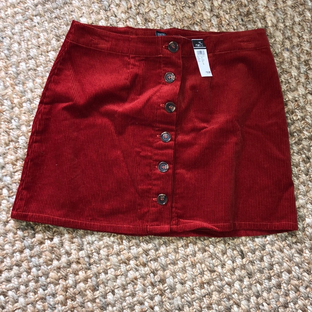 NWT Rue 21 corduroy skirt
